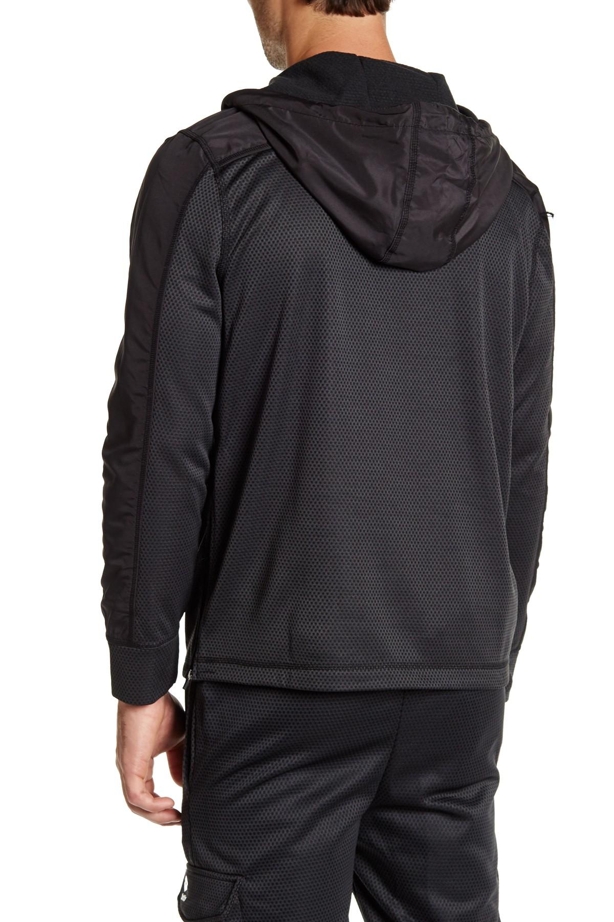 Nordstrom North Face Girls Jacket Lotto Leggenda Textured Fleece Hooded Jacket in Black for 