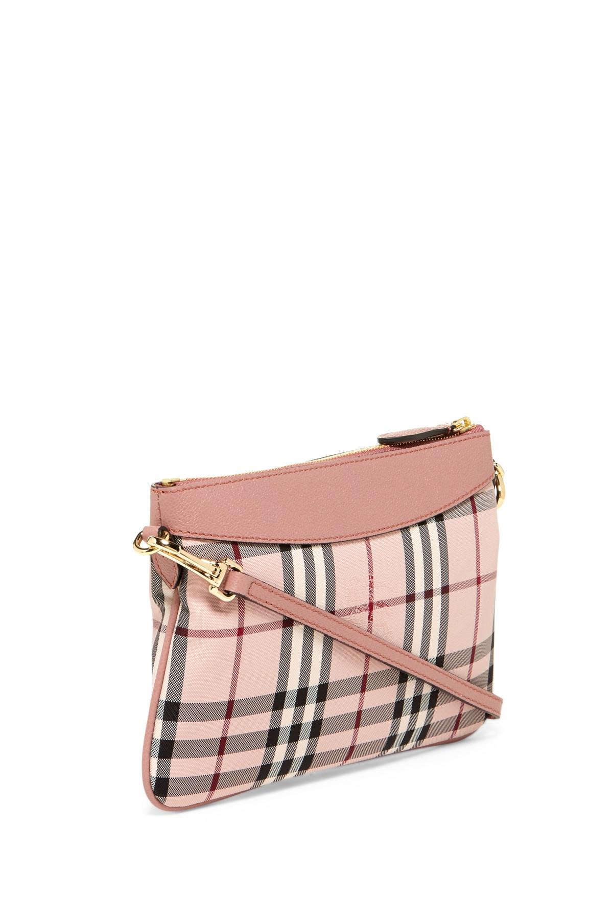 Burberry Synthetic Crossbody Bag in Pink Lyst