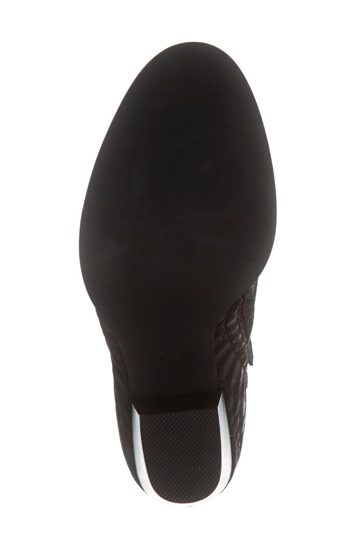 rowlan snakeskin embossed bootie