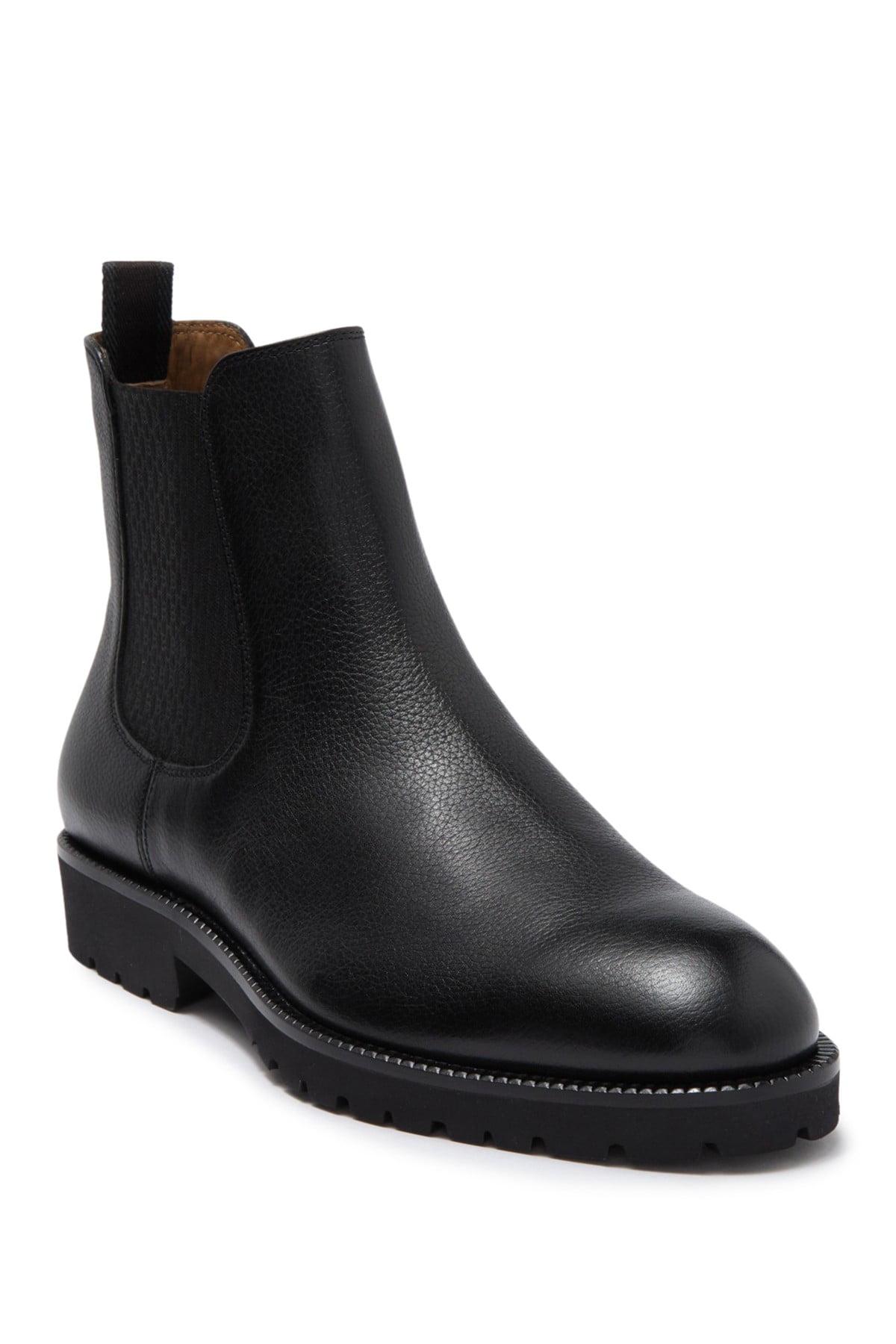 BOSS by HUGO BOSS Leather Eden Lug Chelsea Boot in Black for Men - Lyst