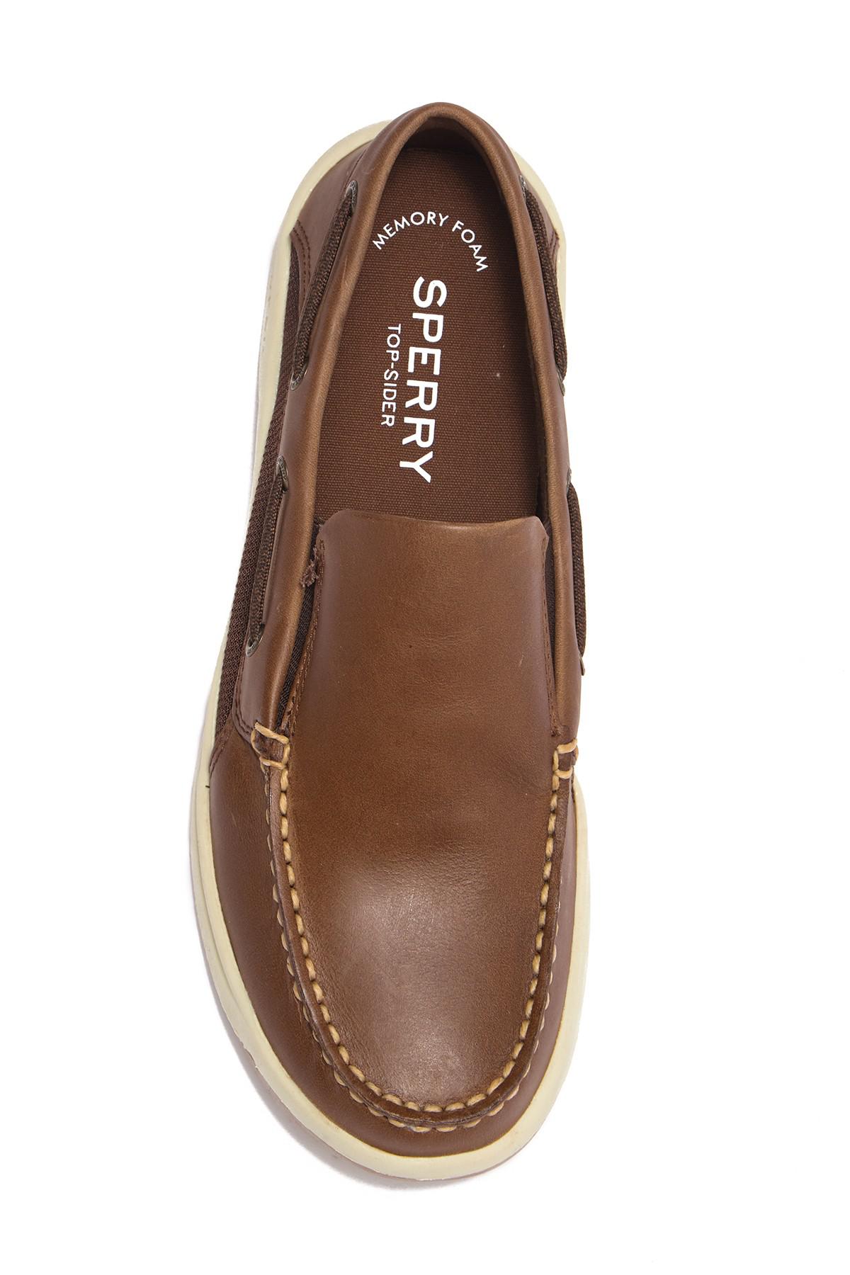 men's convoy slip on boat shoe