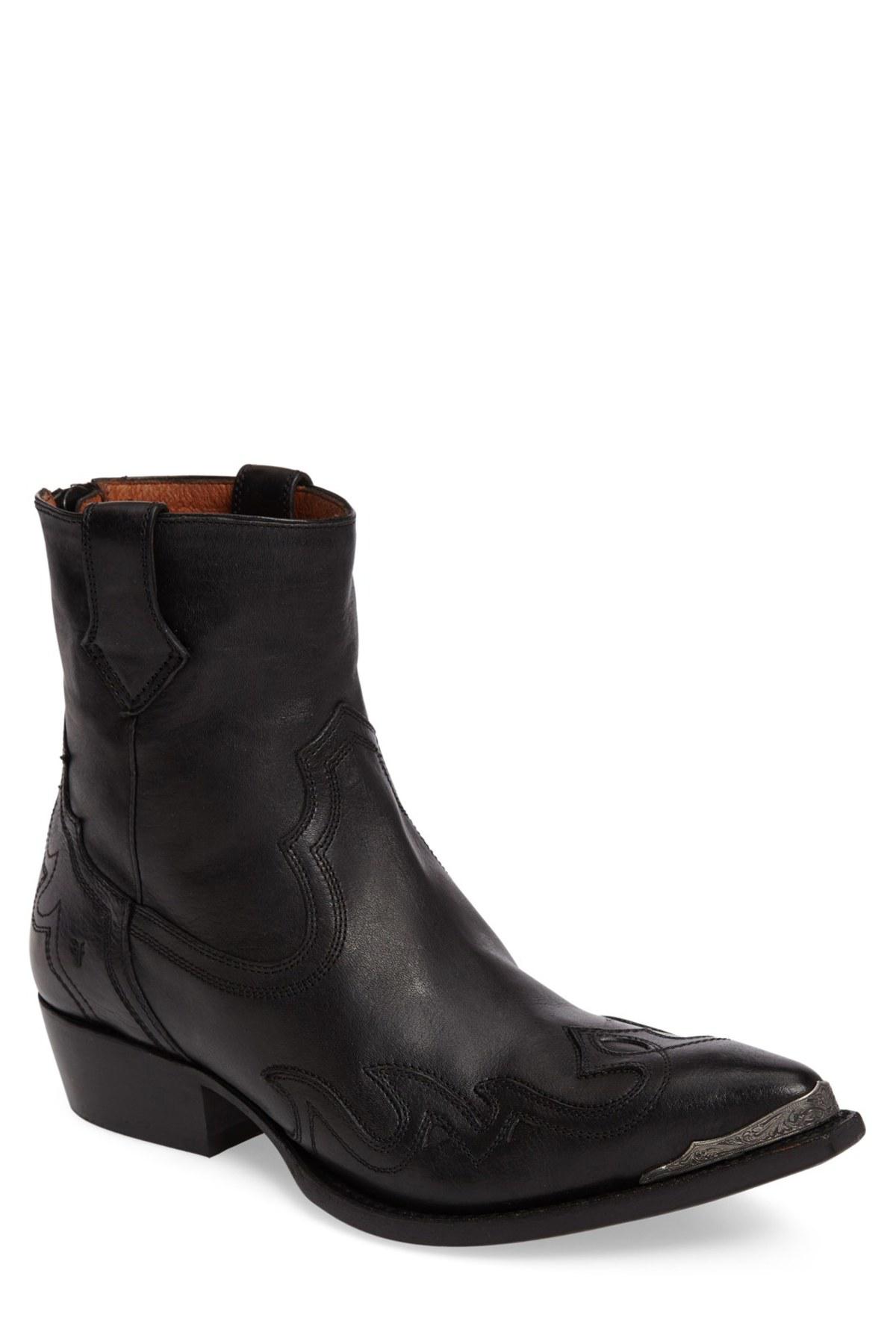 frye men's jacob back zip boot