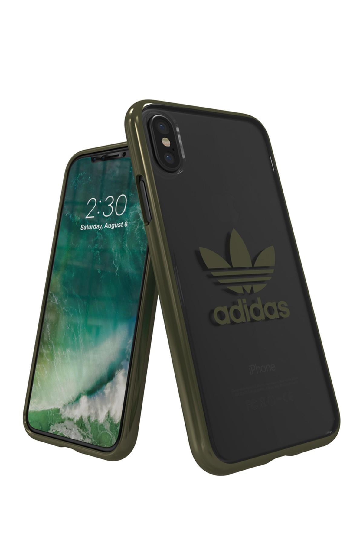 Adidas Clear Green Trefoil Iphone X Case Lyst