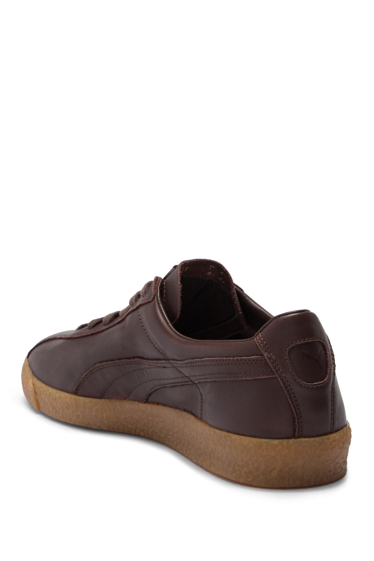 PUMA Te-ku San Lorenzo Mii Leather Sneaker in Brown for Men | Lyst