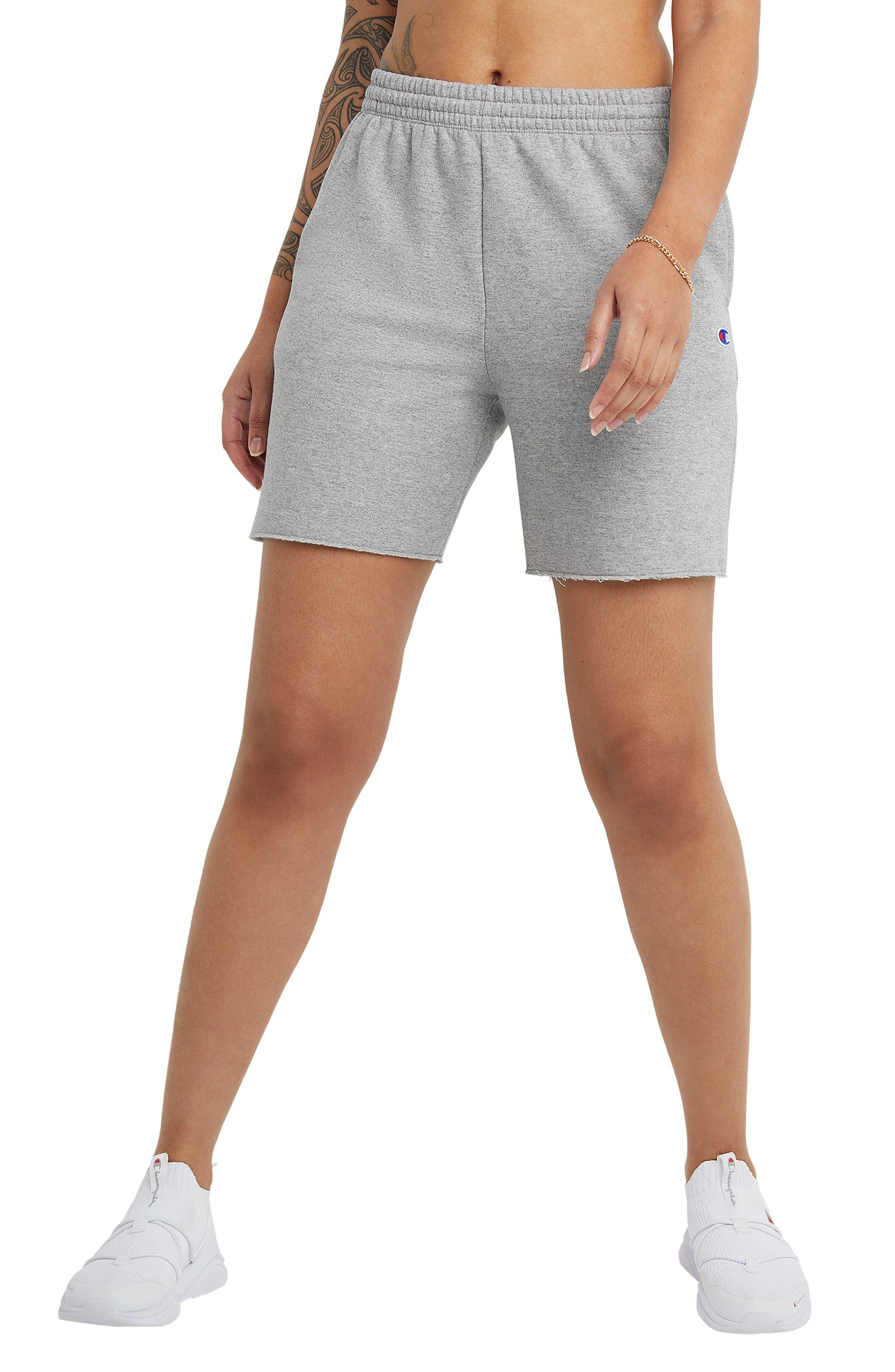 Champion Powerblend Fleece Shorts in Blue Lyst