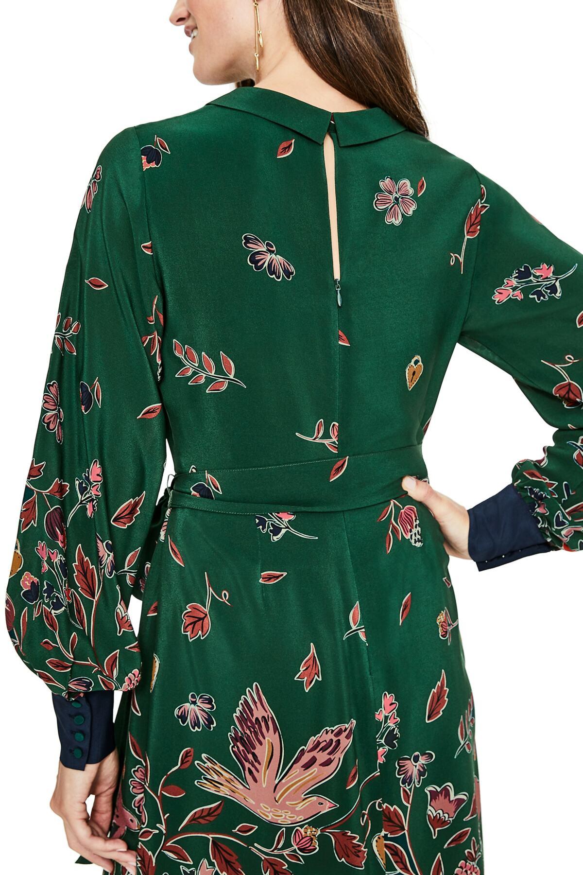 boden bonnie silk midi dress