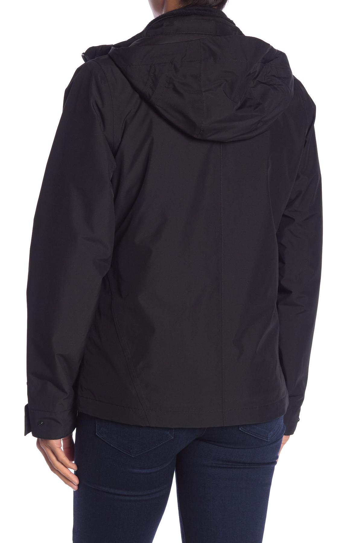 The North Face Fleece Track 2in1 Removable Hood Jacket in Black Lyst