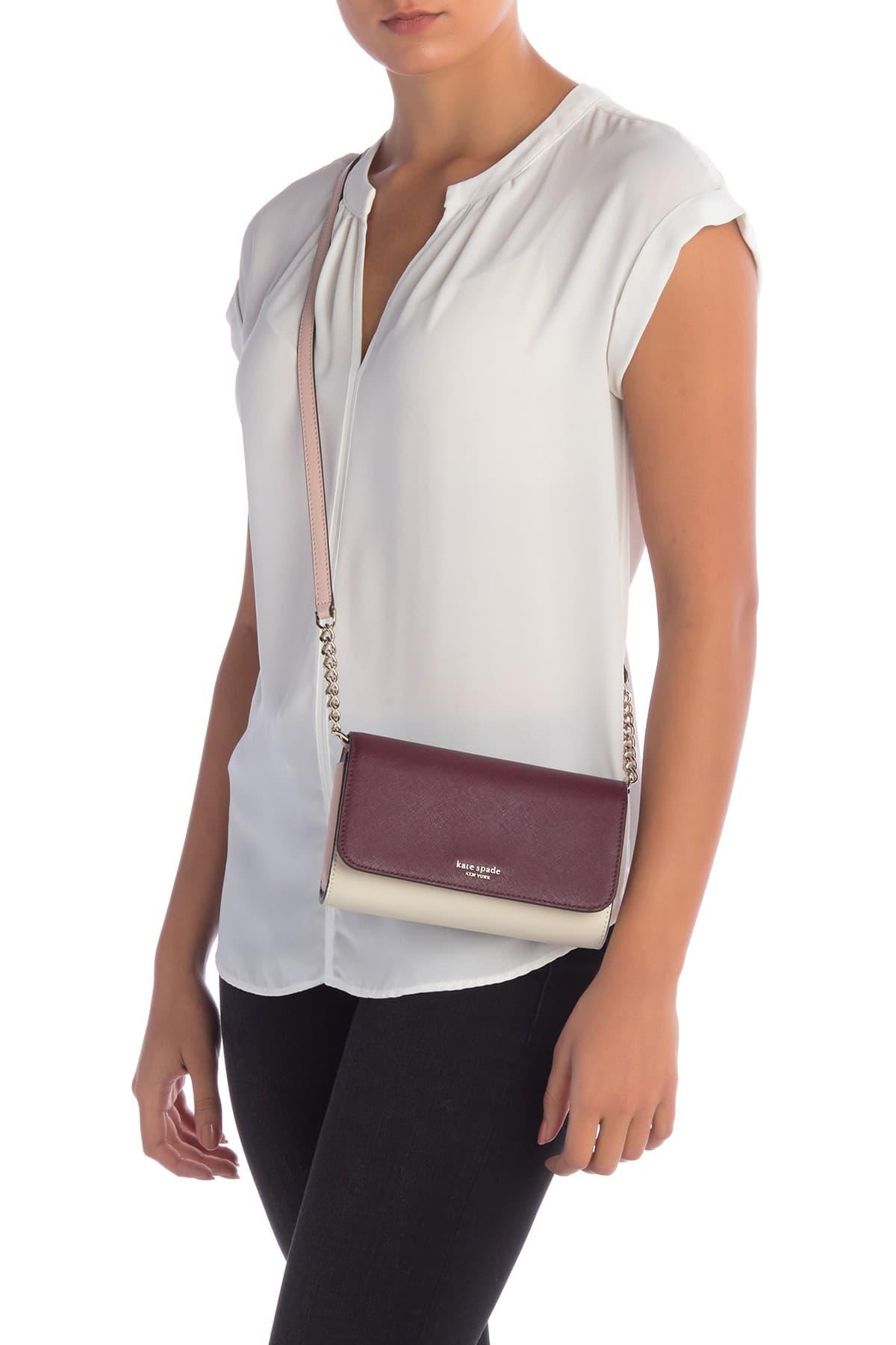 Cameron Small Flap Crossbody White 2024 www.alhudapk