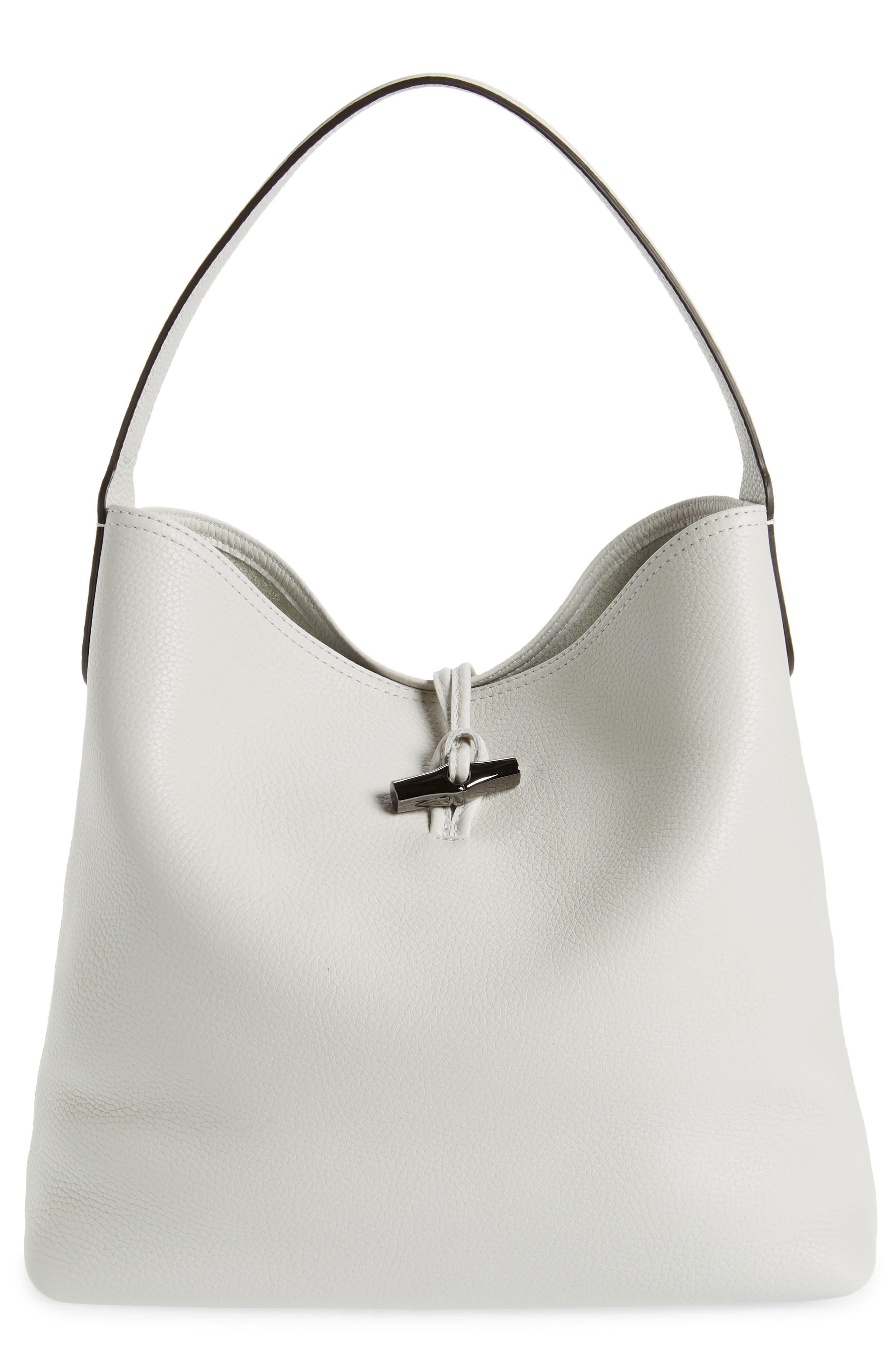 Longchamp Roseau Essential Hobo Bag in Gray