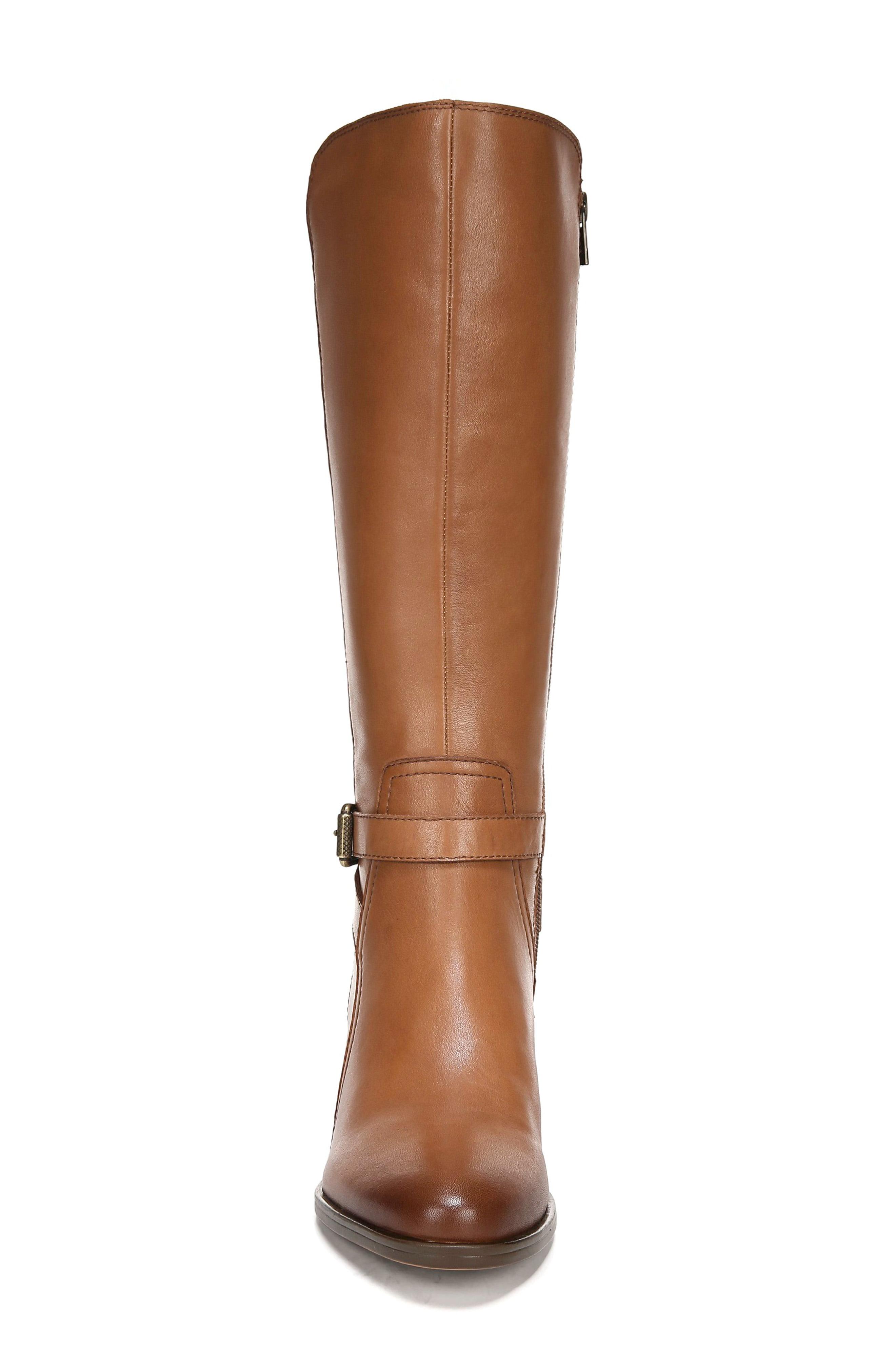 naturalizer kim leather riding boots