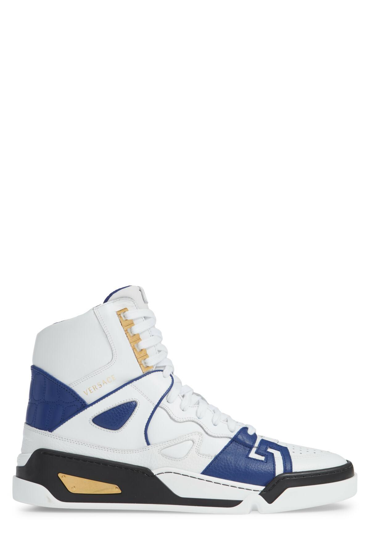 versace mens high tops