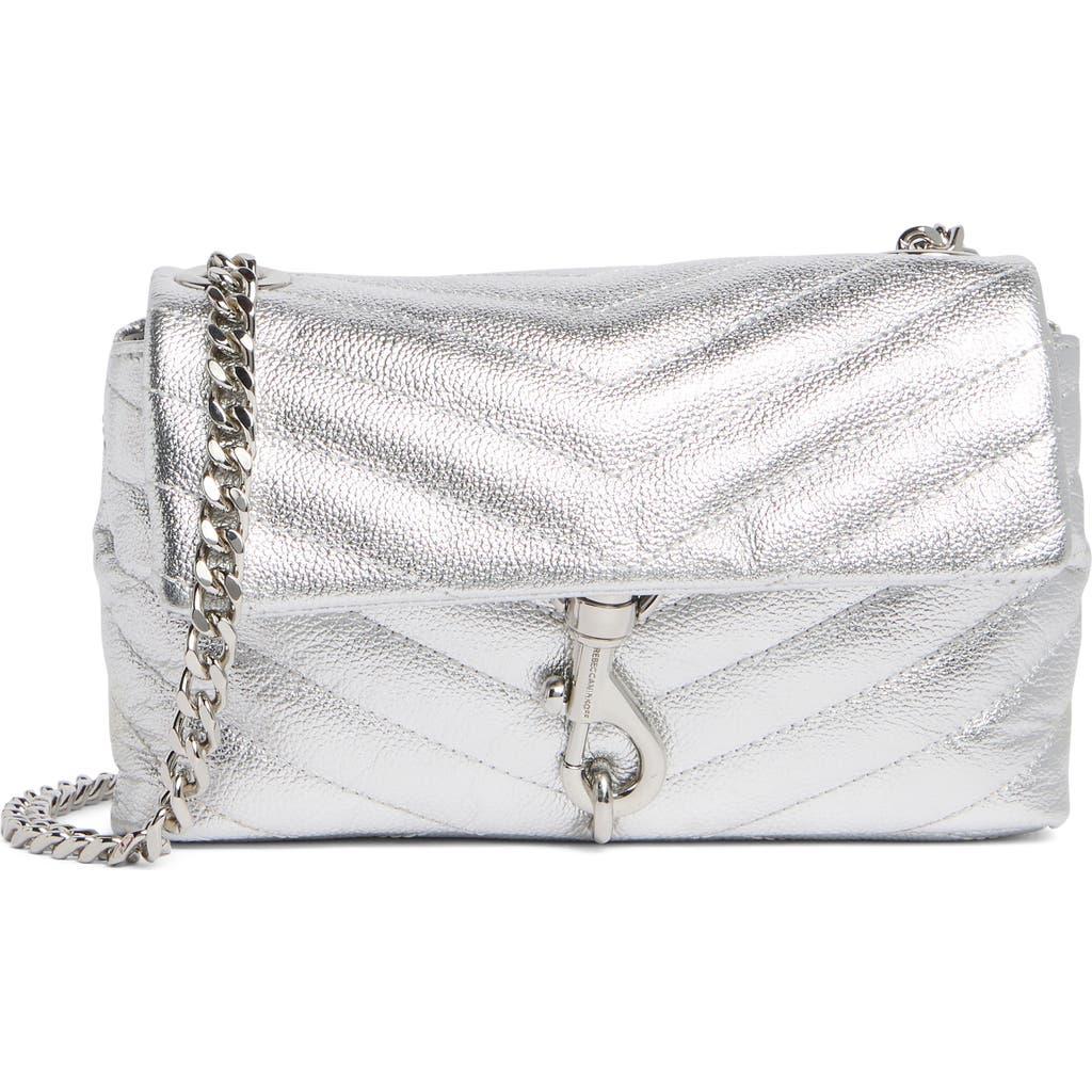 Rebecca Minkoff Edie Bucket Crossbody Metallic Silver Quilted Chain-Accent Bag Rebecca Minkoff Edie Diamond Quilt Crossbody Bag - Samsclub.com main image 2