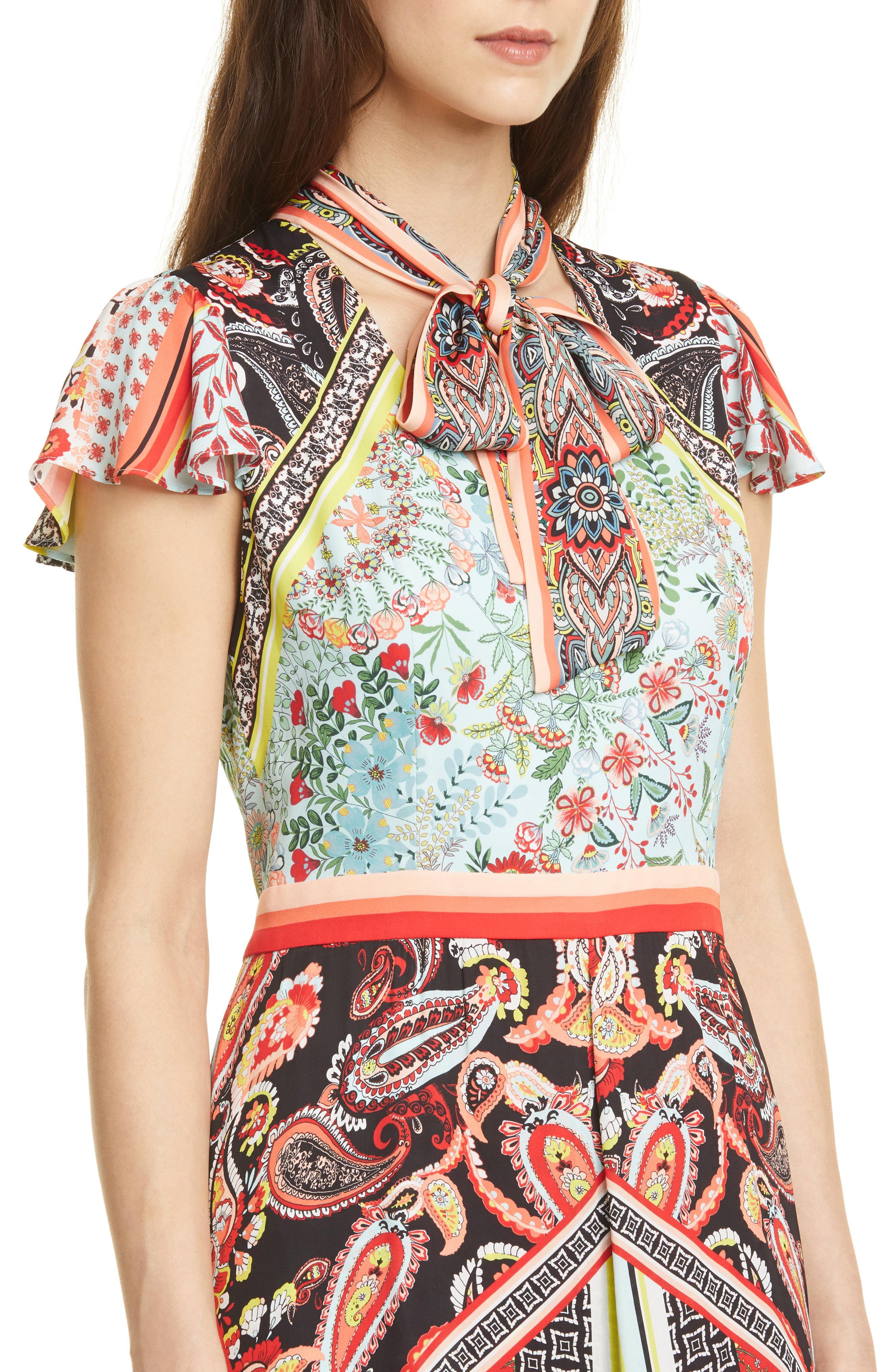 alice and olivia tamara dress