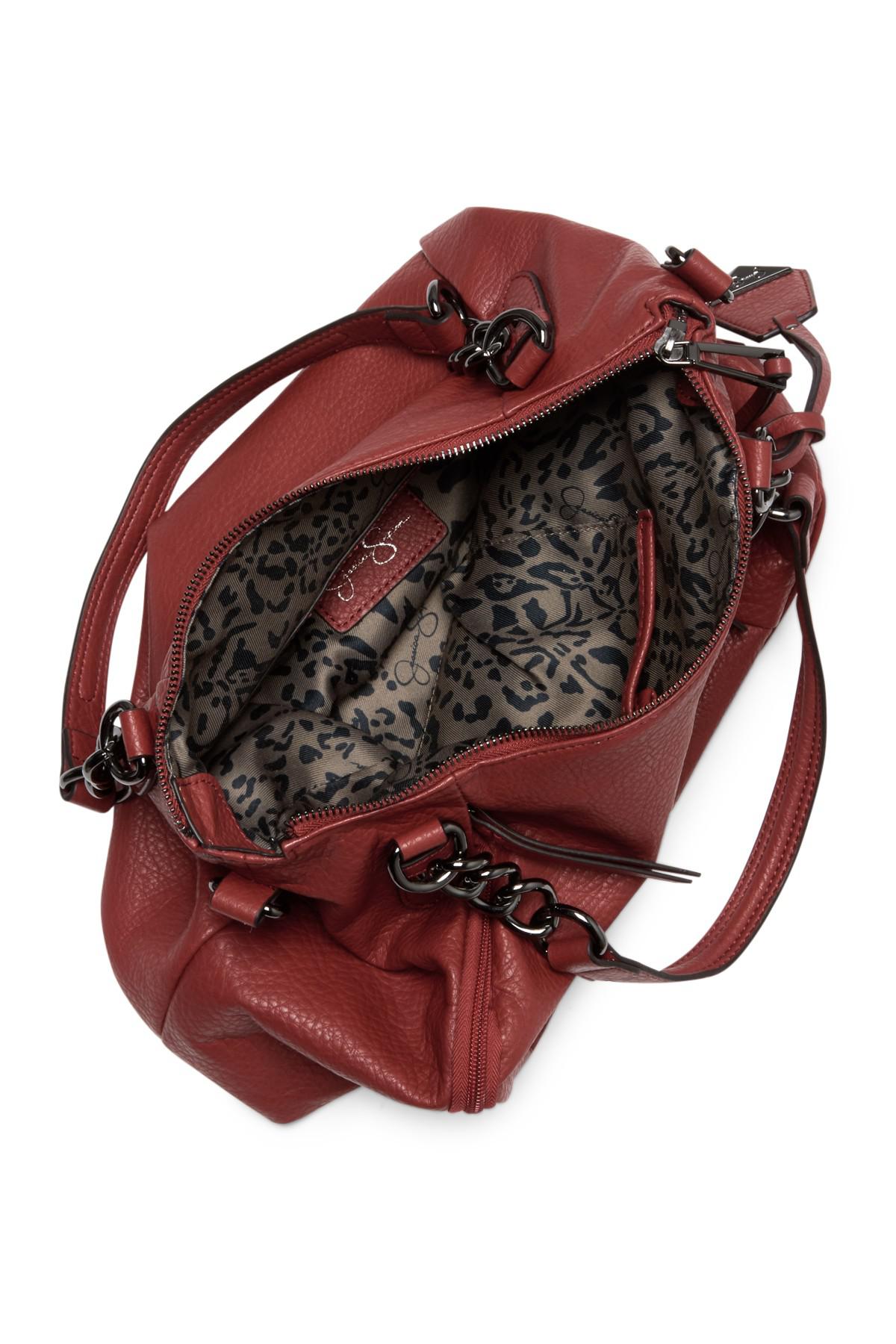Jessica Simpson Vintage Handbag Large Leathet Shoulder Purse