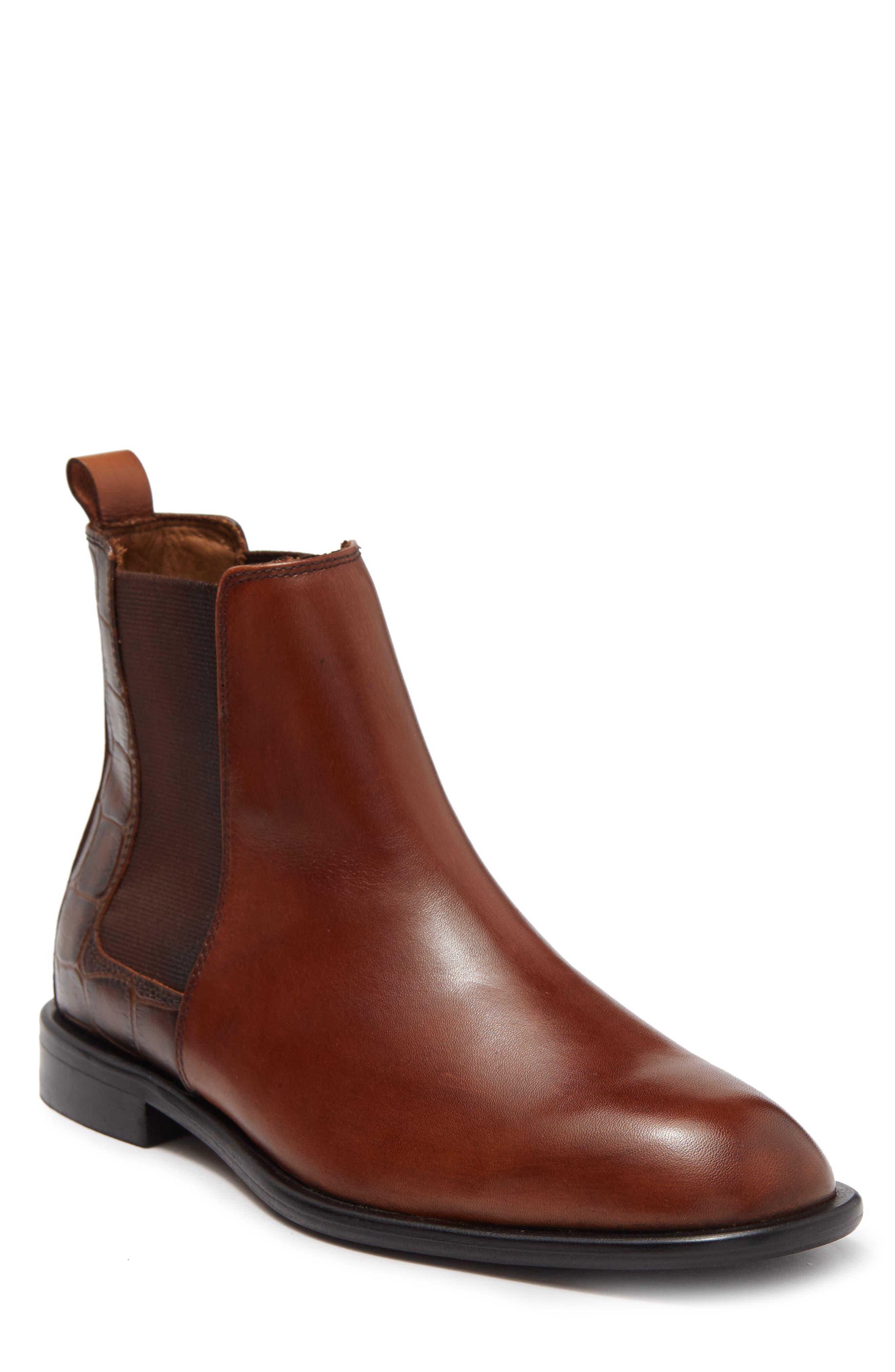 Donald J Pliner Croc Embossed Leather 