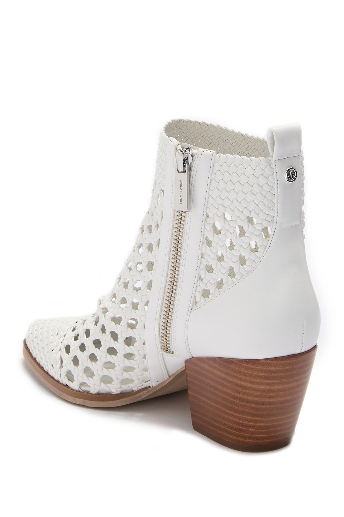 augustine woven ankle boot