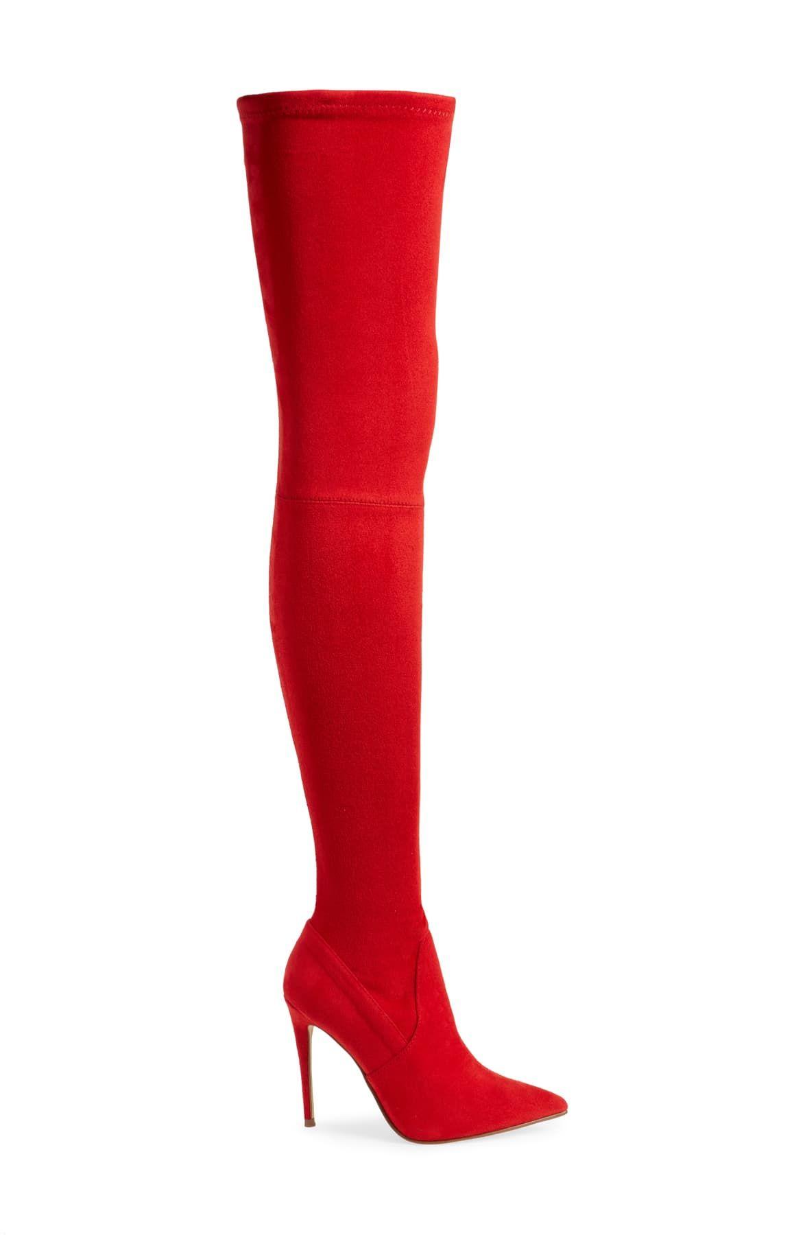 Red thigh high boots - recoveryparade-japan.com
