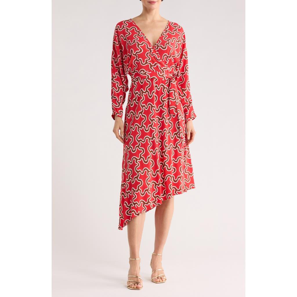 chinese dress ladies Dvf Julian Silk Jersey Wrap Dress