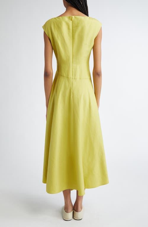 knee length dresses for ladies Lafayette 148 New York Plus Hartford Linen & Silk-Blend Maxi Dress, Red / Plus 18w (2x)