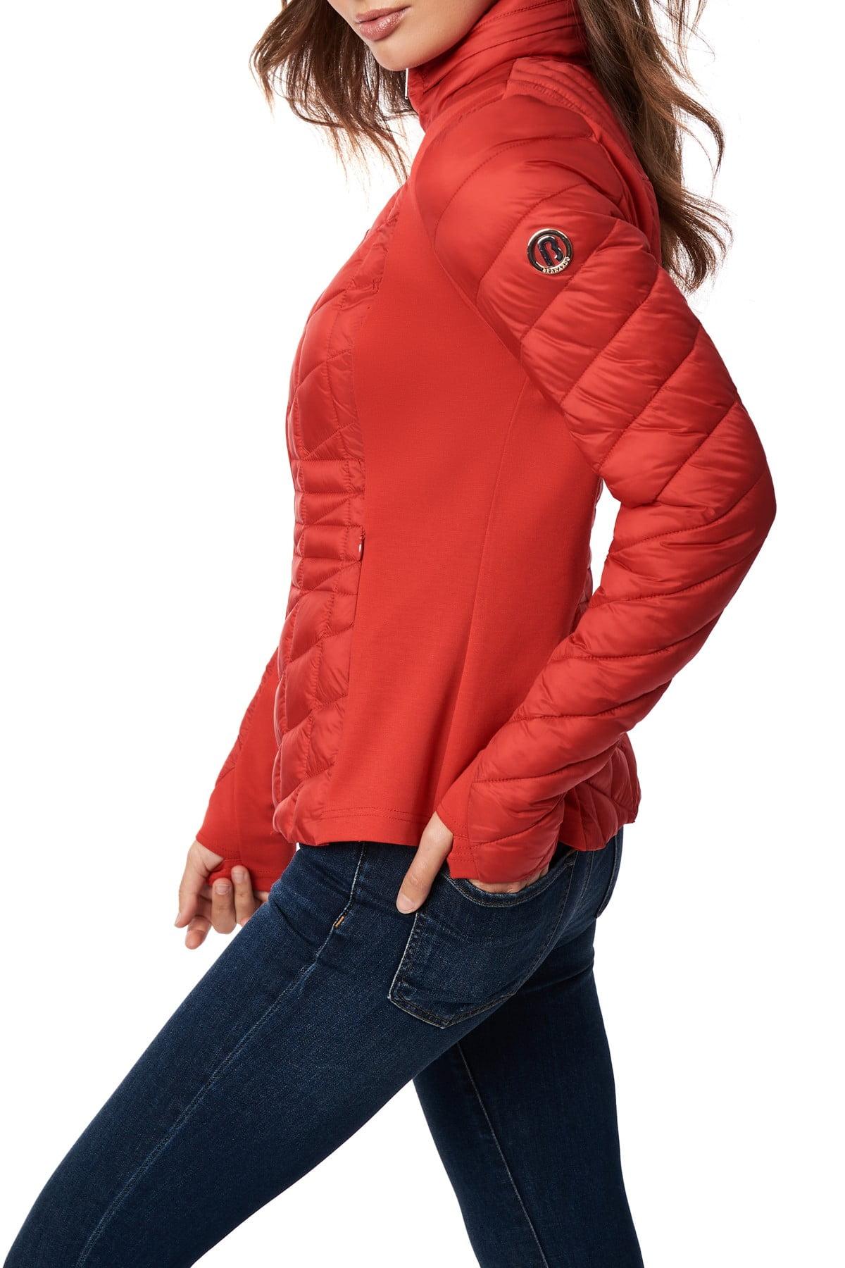 bernardo woven quilted jacket