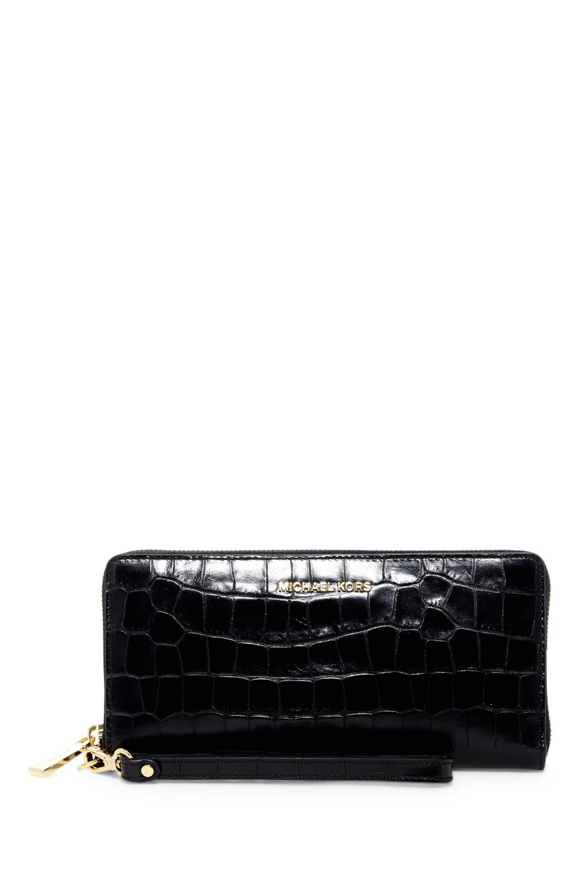 Leather wallet Michael Kors Black in Leather - 25898768