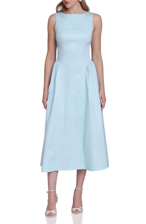 avec les filles fit and flare dress Avec Les Filles Floral Cotton Sweetheart Fit Flare Midi Dress Women's : 6