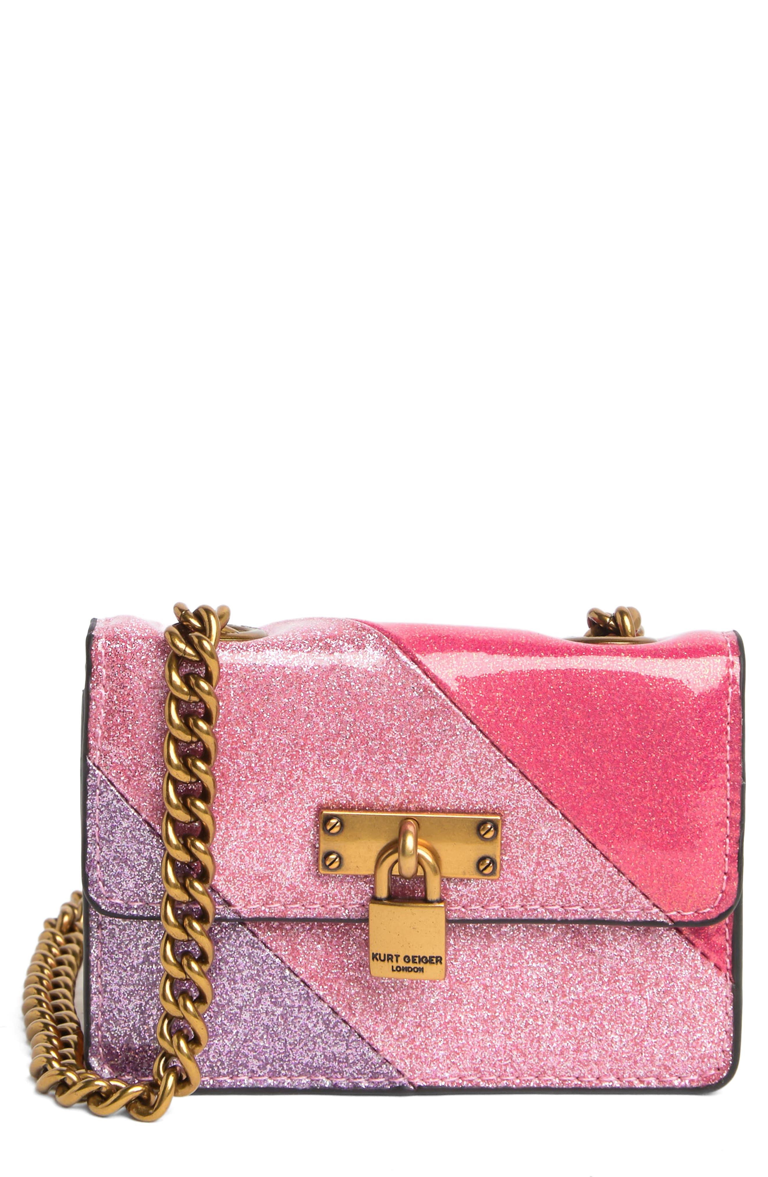 Kurt Geiger Micro Brixton Crossbody Bag in Pink Lyst