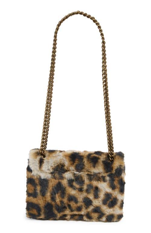 Kurt Geiger Mini Kew Leopard Print Faux Fur Shoulder Bag in Metallic Lyst