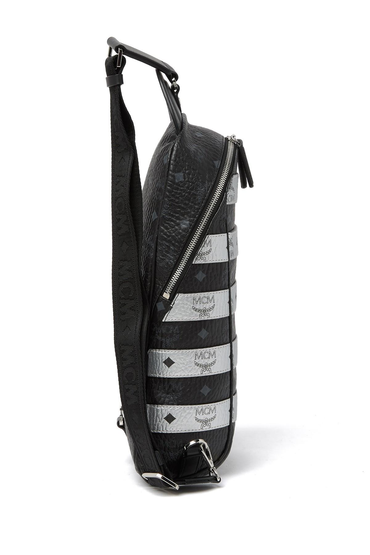 Mcm spot viseto online medium tote bag