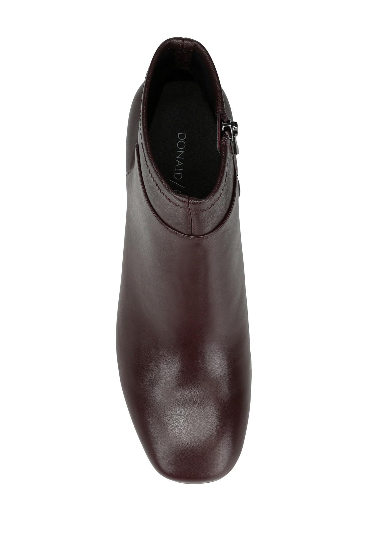 donald pliner cazzie block heel bootie