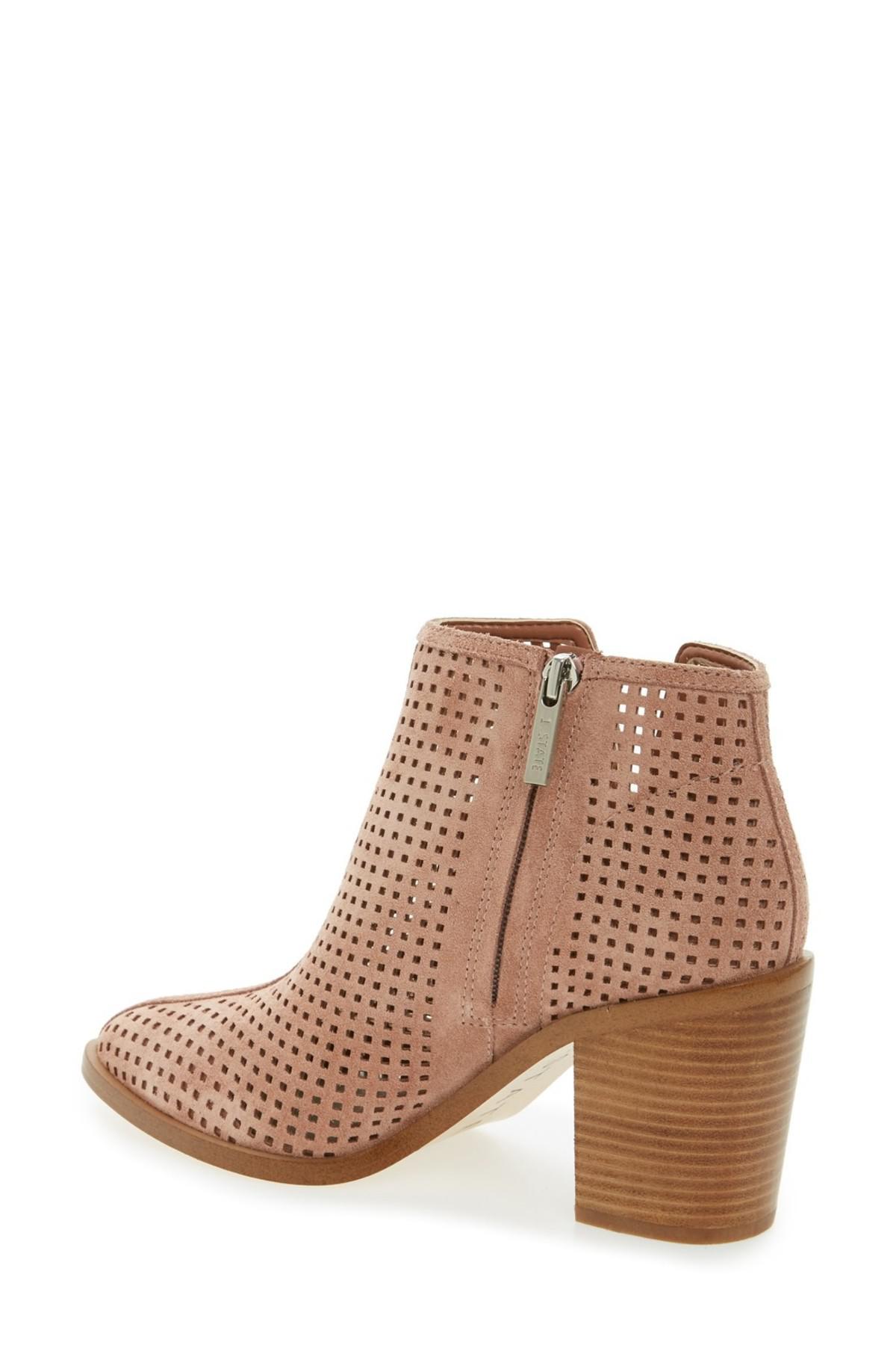 perforated bootie