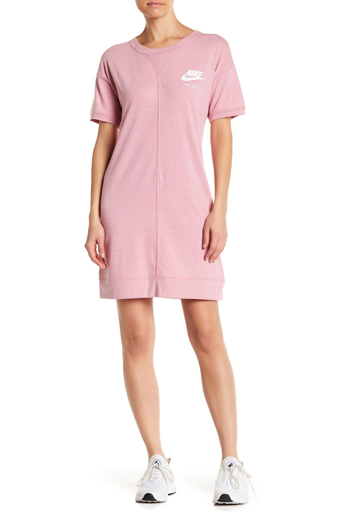nike pink dress