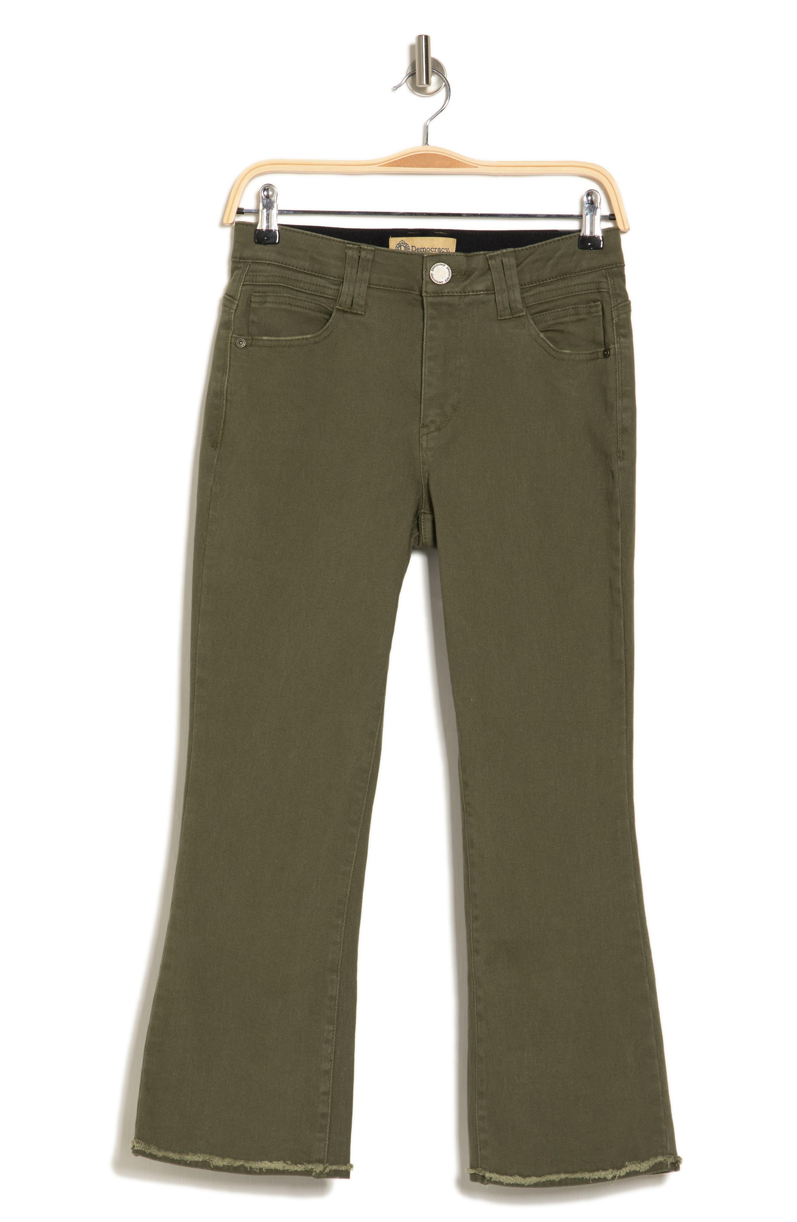 Democracy Ab Technology High Rise Jeans in Green Lyst