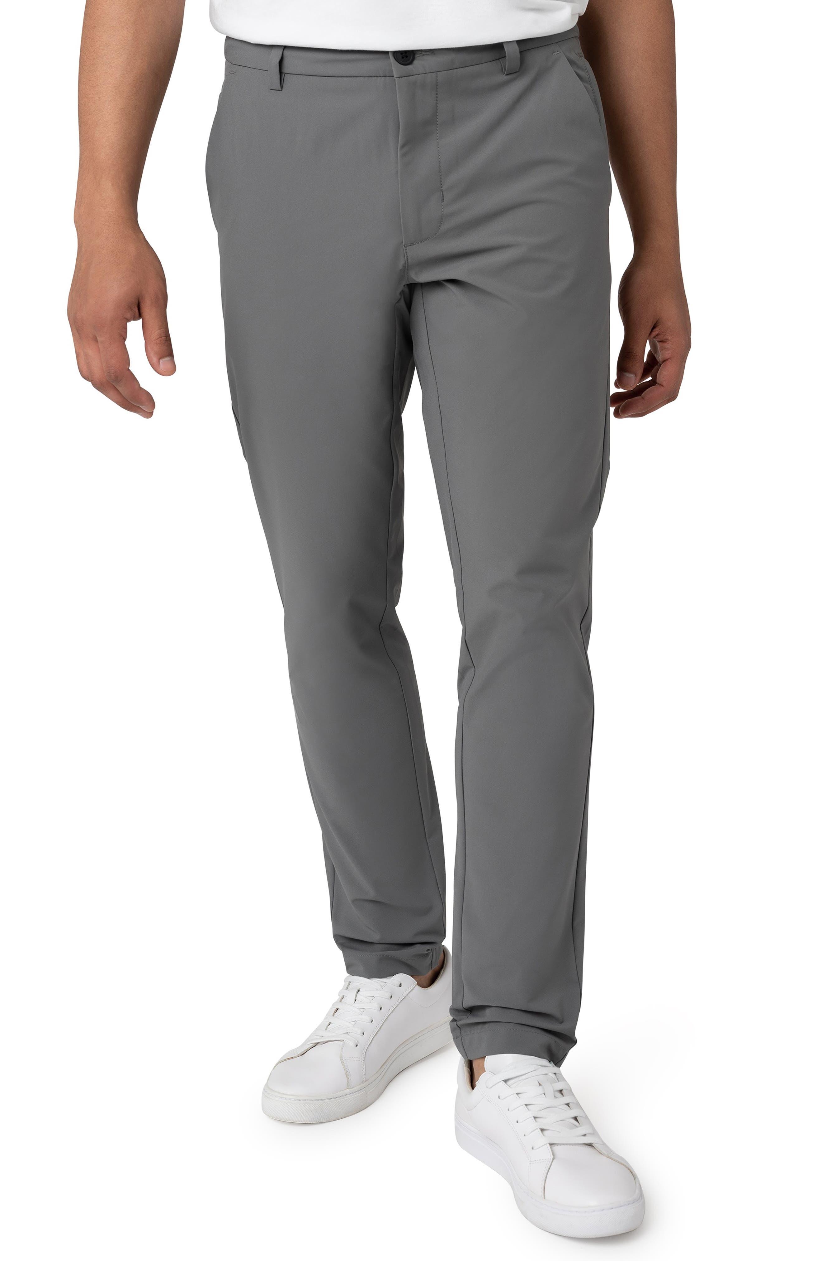 Tahari All Day Everyday Tech Pants In Forged Iron At Nordstrom Rack in ...