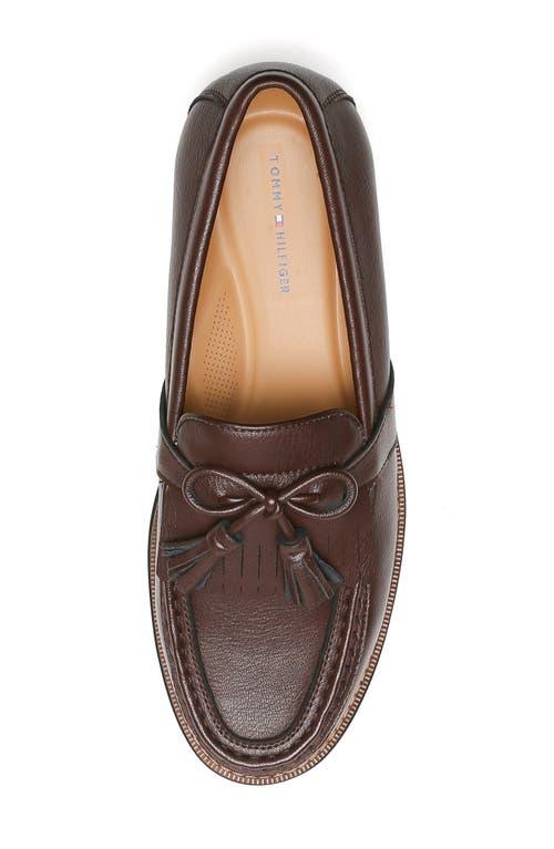 Tommy Hilfiger Sohan Kiltie Fringe Tassel Loafer in Brown  display picture 1