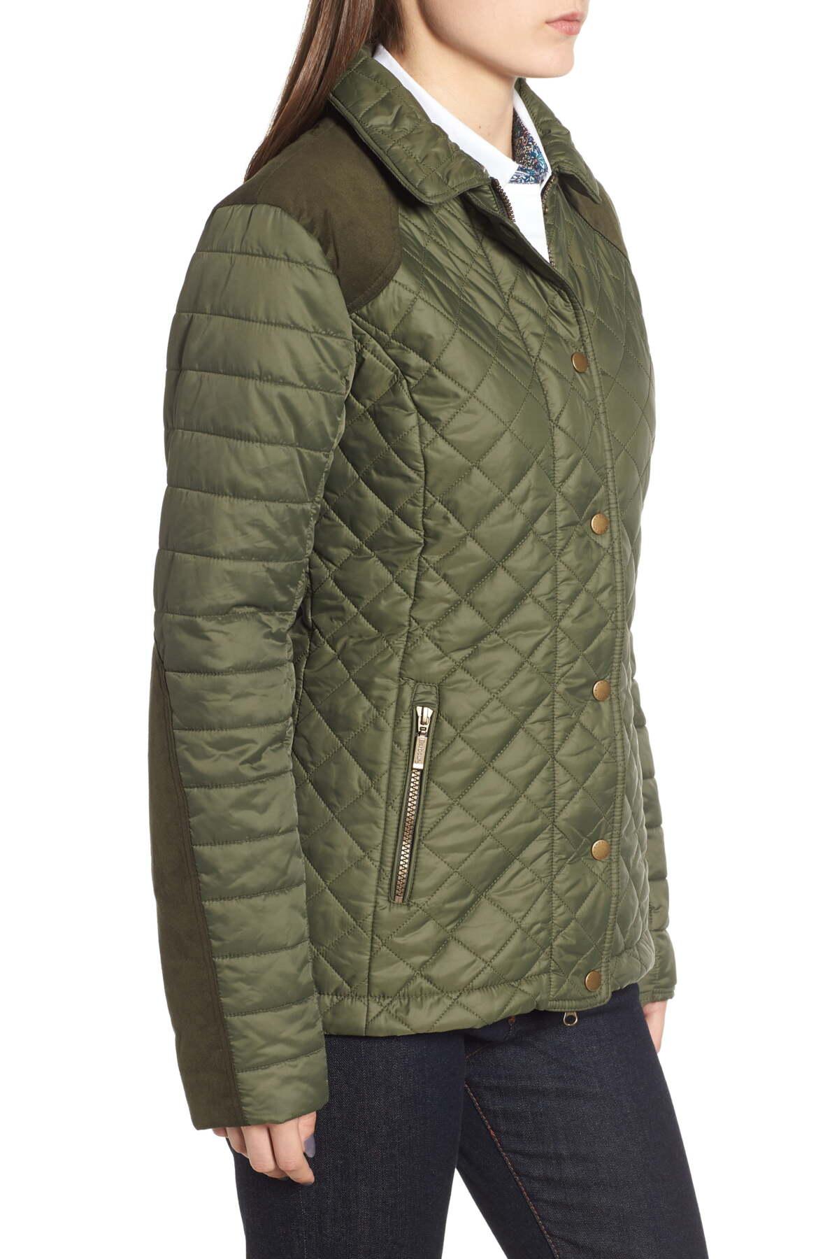barbour quail quilted jacket