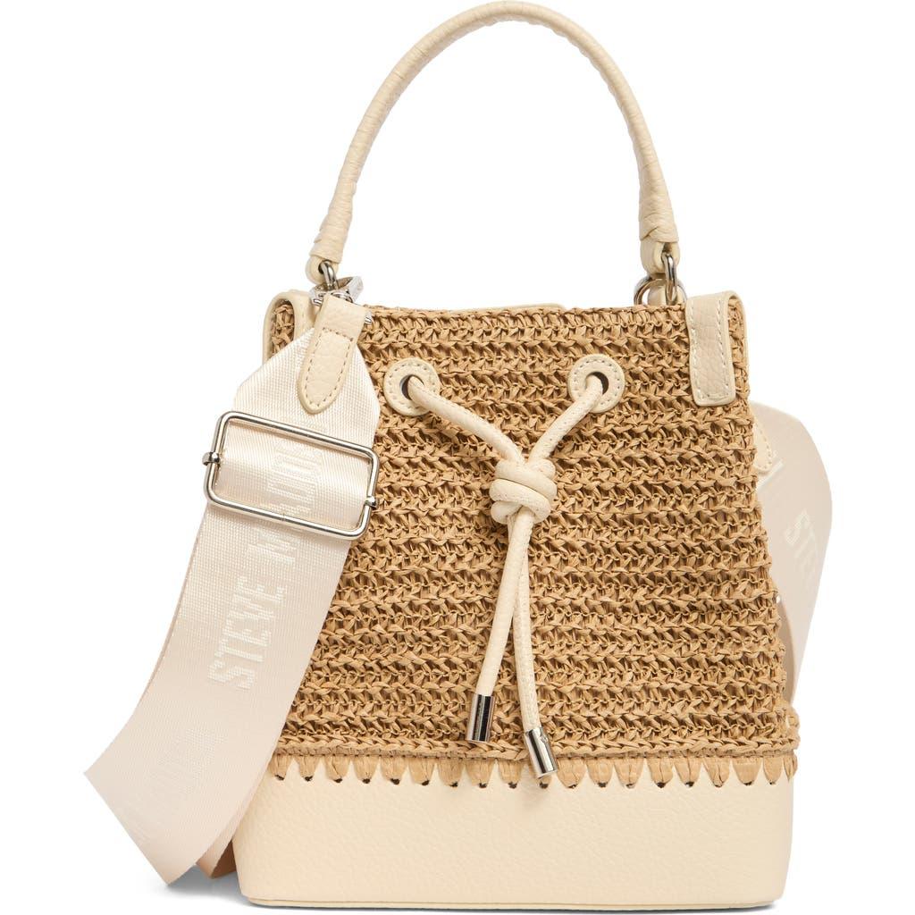 Steve Madden Macro Raffia Bucket Bag in Natural Lyst