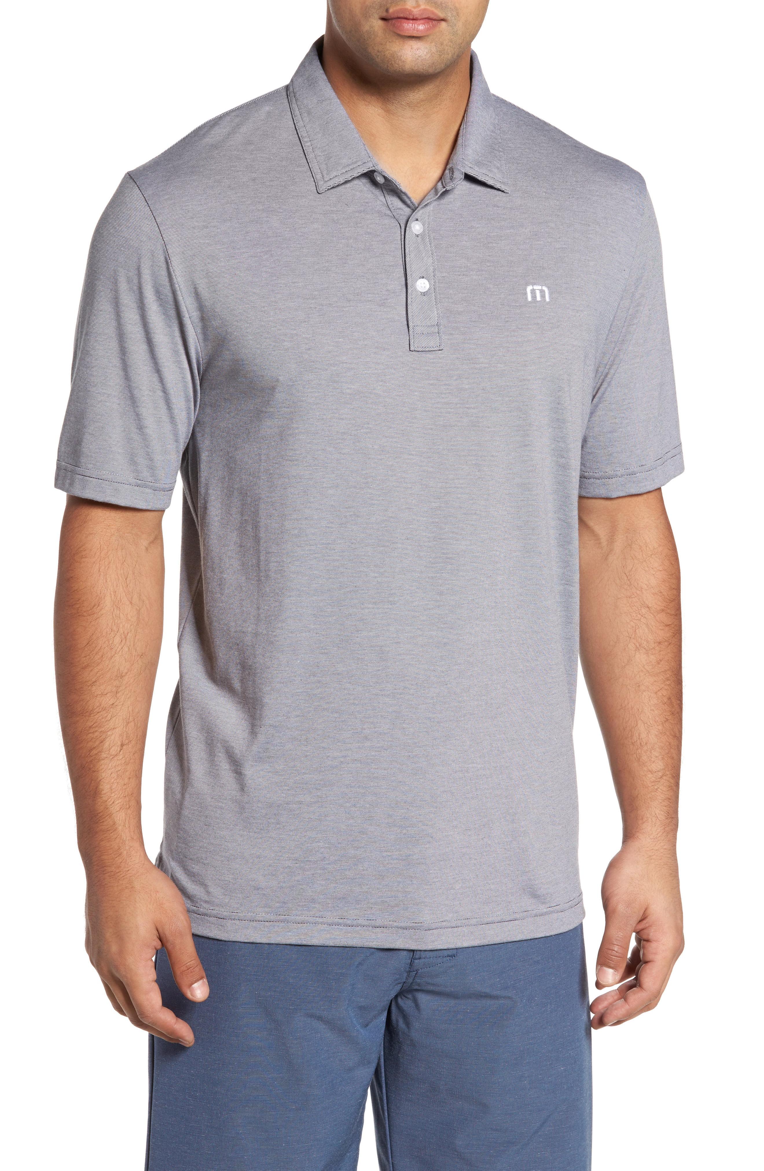 travis mathew grey polo
