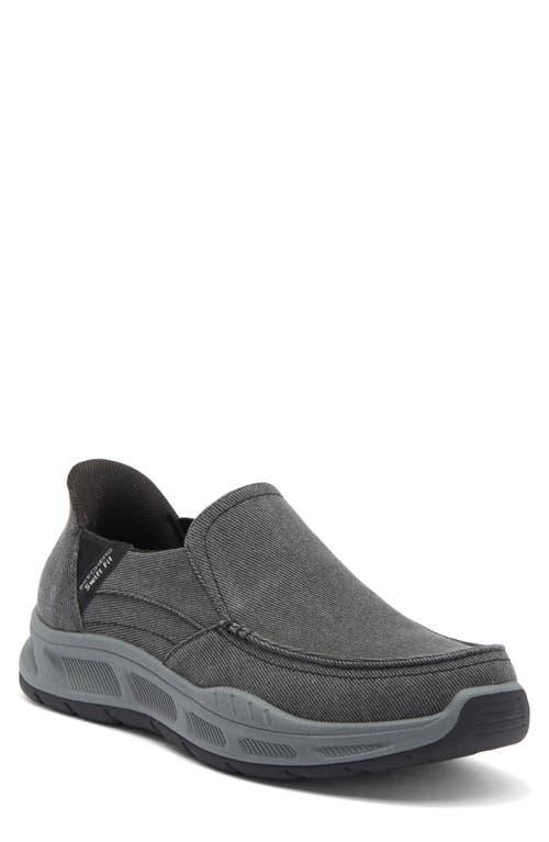 NWT Skechers Hands Free Slip-ins Swift Fit Black Grey Mens 10.5 Sneaker Workwear Skechers Men main image 4