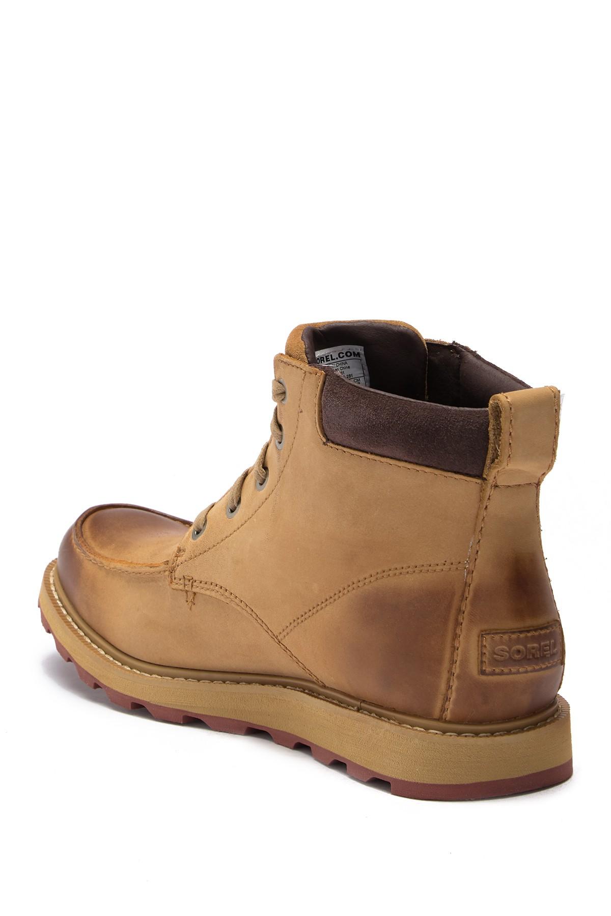 men's madson moc toe waterproof boot