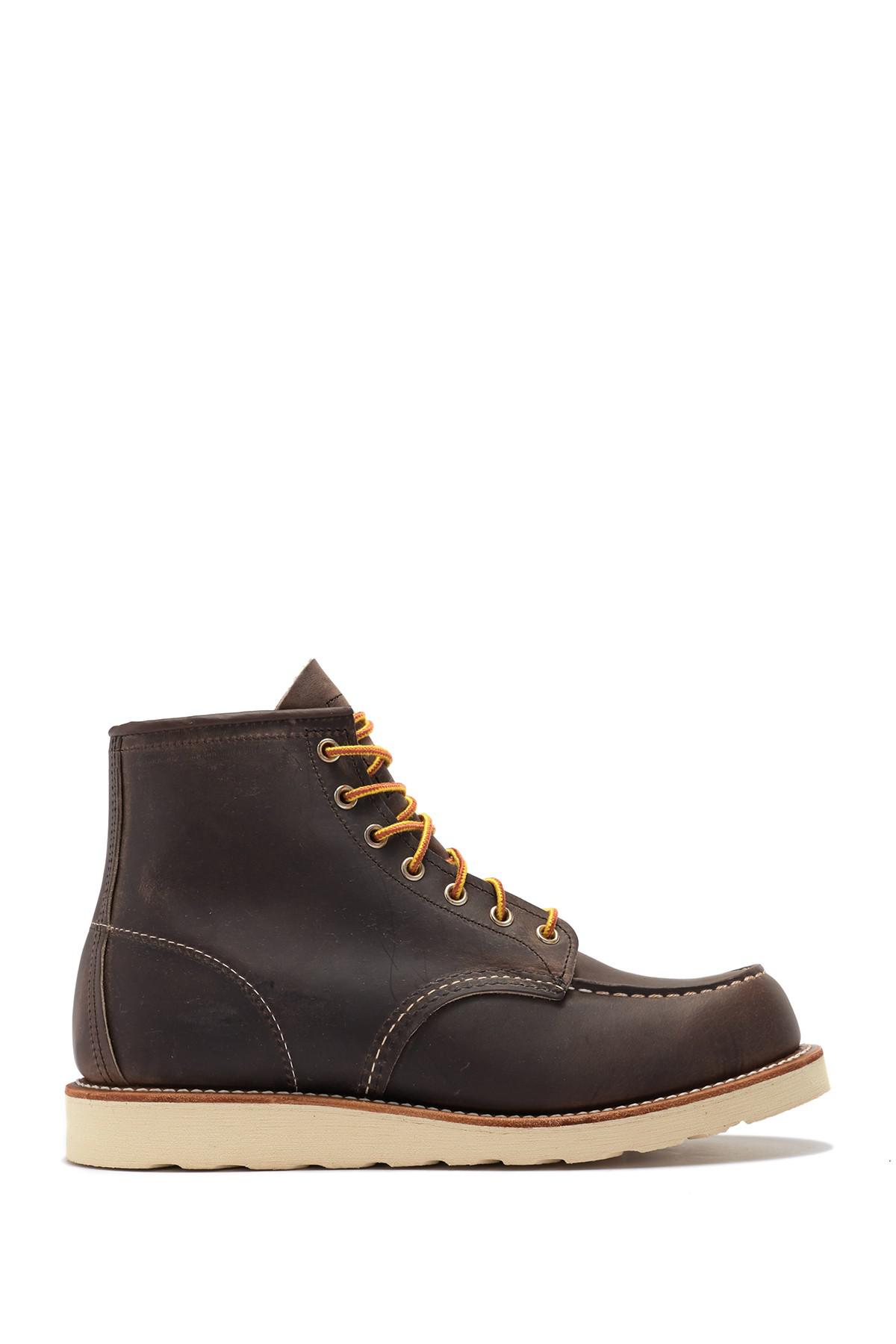 red wing moc toe factory second