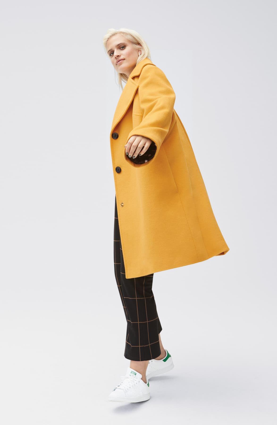 sam edelman yellow coat