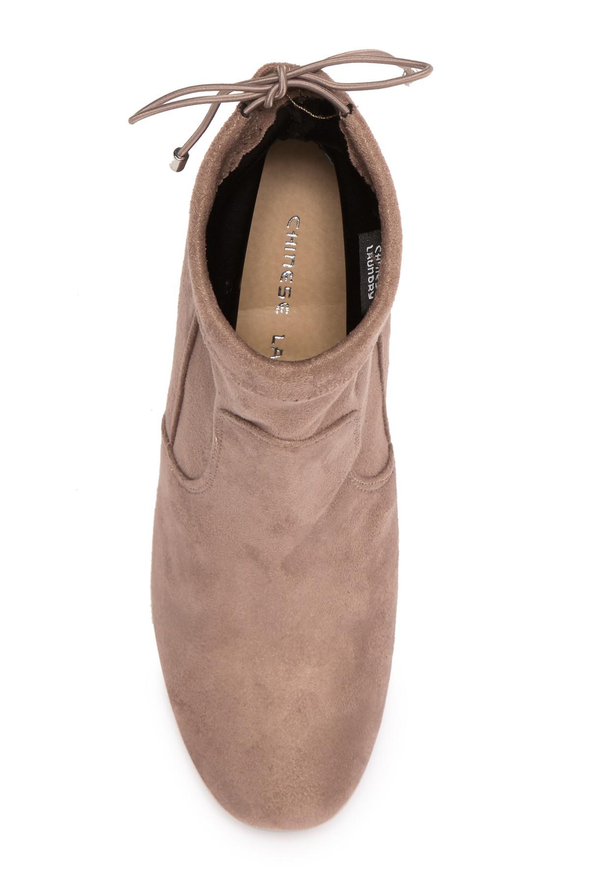 chinese laundry kyla drawstring bootie