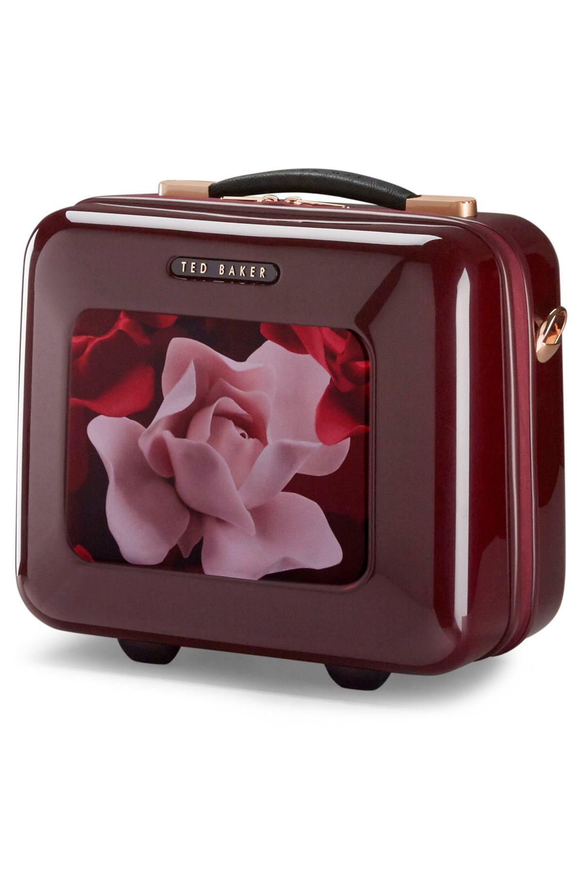 ted baker burgundy luggage