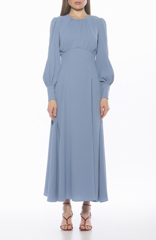 princess polly baby blue dress Blue Beaded Cap Sleeve Empire Waist Sheath Midi Dress