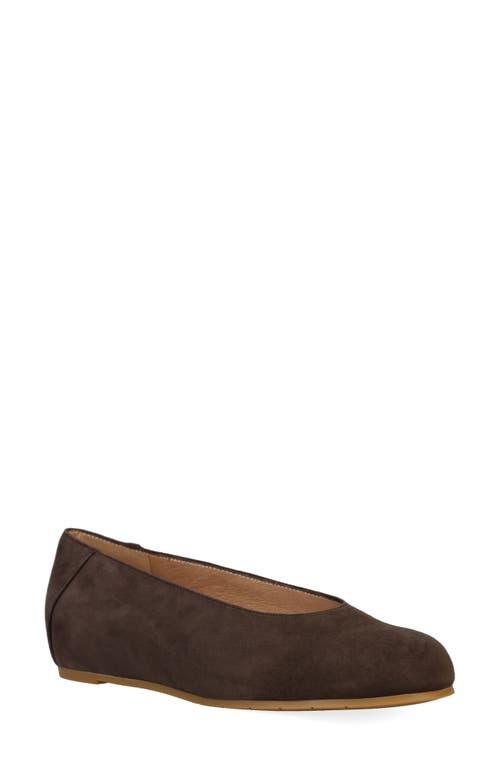 Eileen Fisher Una Hidden Wedge Ballet Flat in Brown Lyst