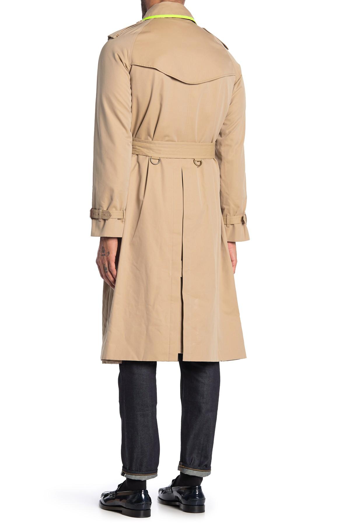 burberry single breasted trench coat