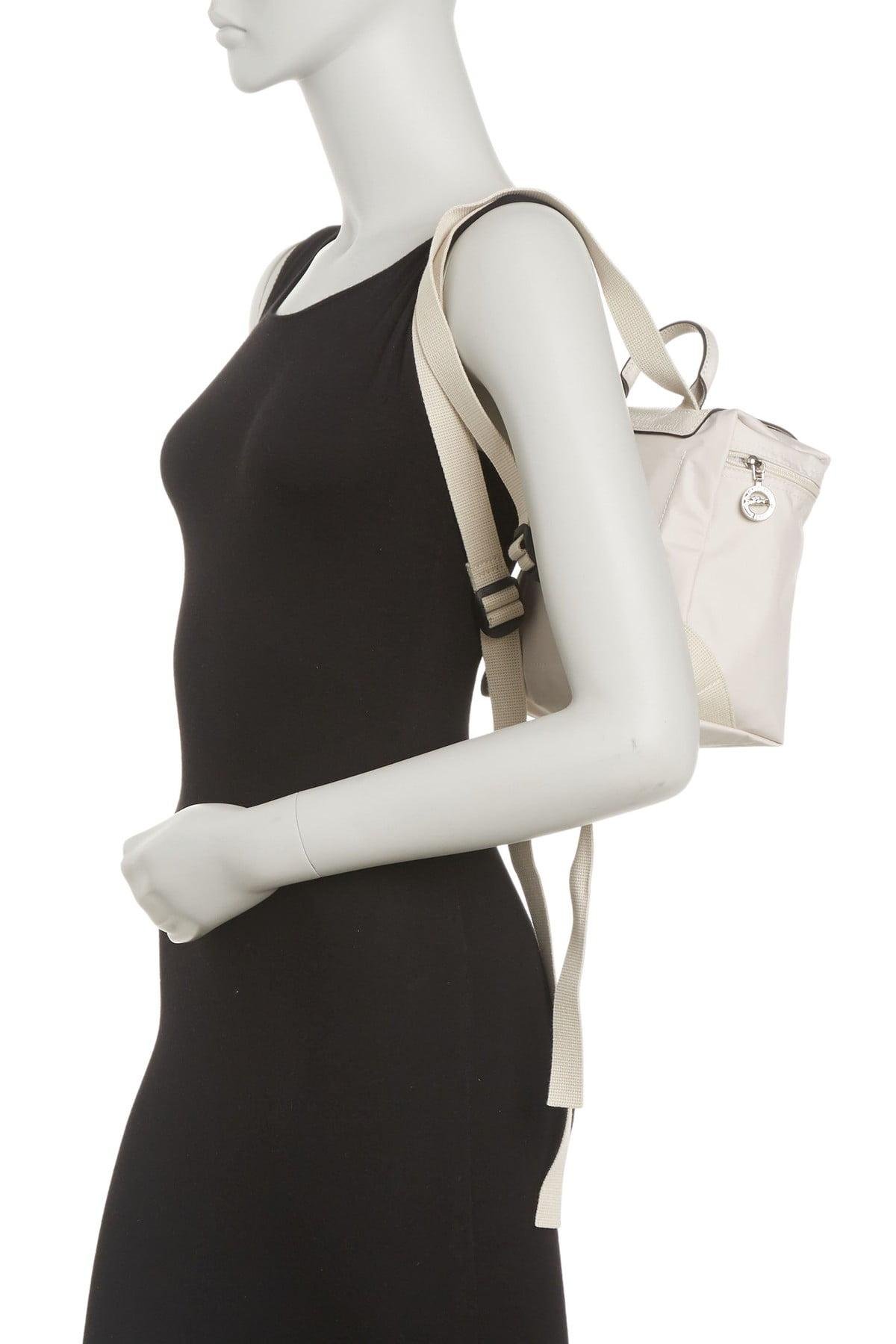Longchamp Pliage Mini Size Backpack in Black | Lyst