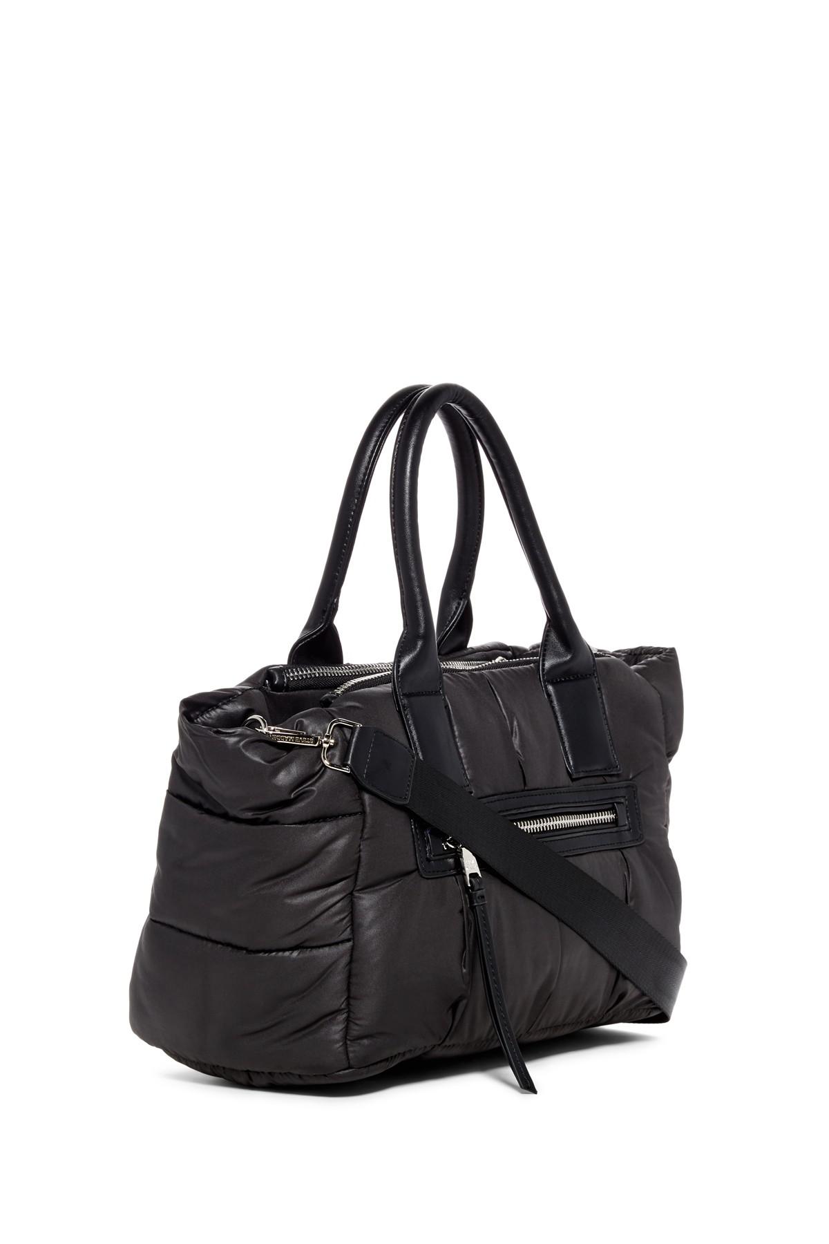  Steve Madden Shadow Multi Pouch Tote, Black : Clothing