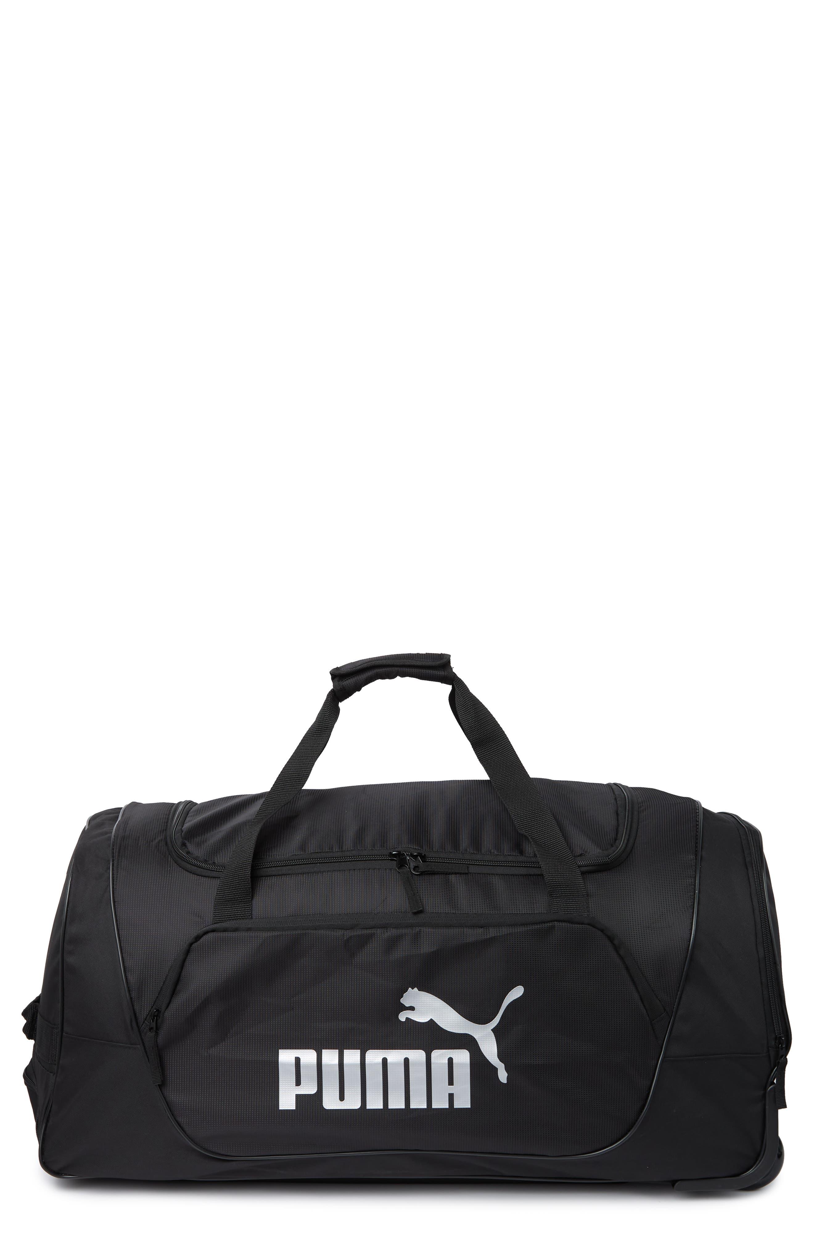 PUMA Evercat 28" Wanderer Rolling Duffel Bag In Black /silver At Nordstrom  Rack for Men | Lyst